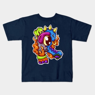 Alfabet Monster R Kids T-Shirt